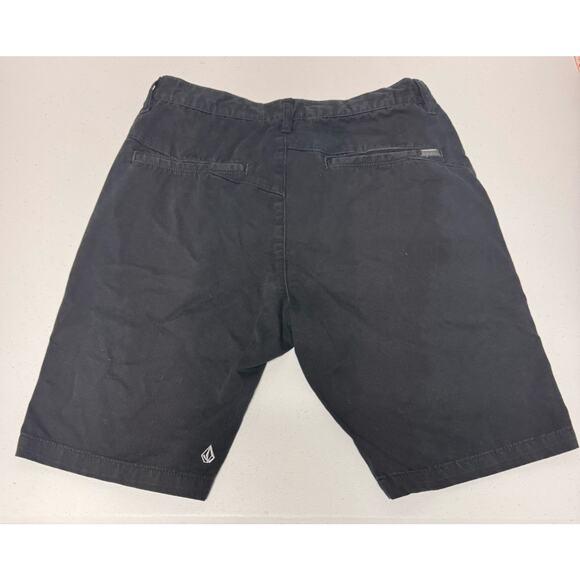 Volcom Men's 30 Black Chino Shorts 10" - Picture 2 of 4